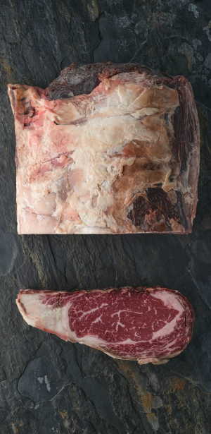 21 Day Dry Aged  Prime Rib Steaks